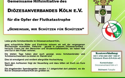 Gemeinsame Hilfe für die Opfer der Flutkatastrophe