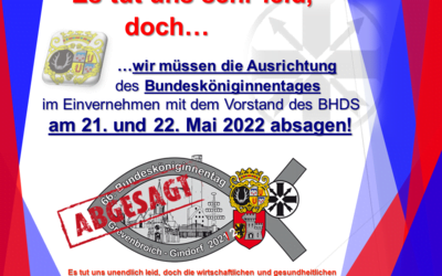 Absage Bundesköniginnentag 2022