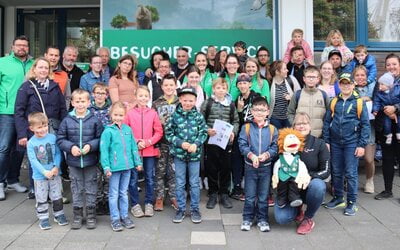 Kölner Jungschützen verbringen einen Tag im Kölner Zoo