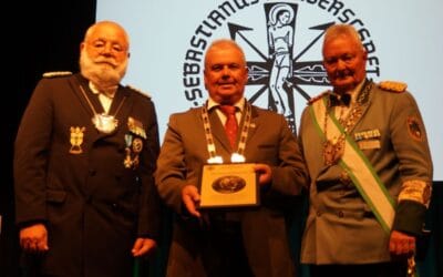 Hochmeisterplakette zum 700-jährigen Jubiläum