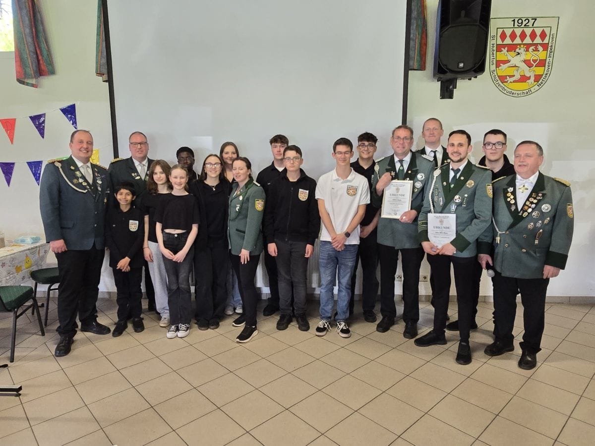Jugendehrungen beim Frühlingsfest der Schützenjugend